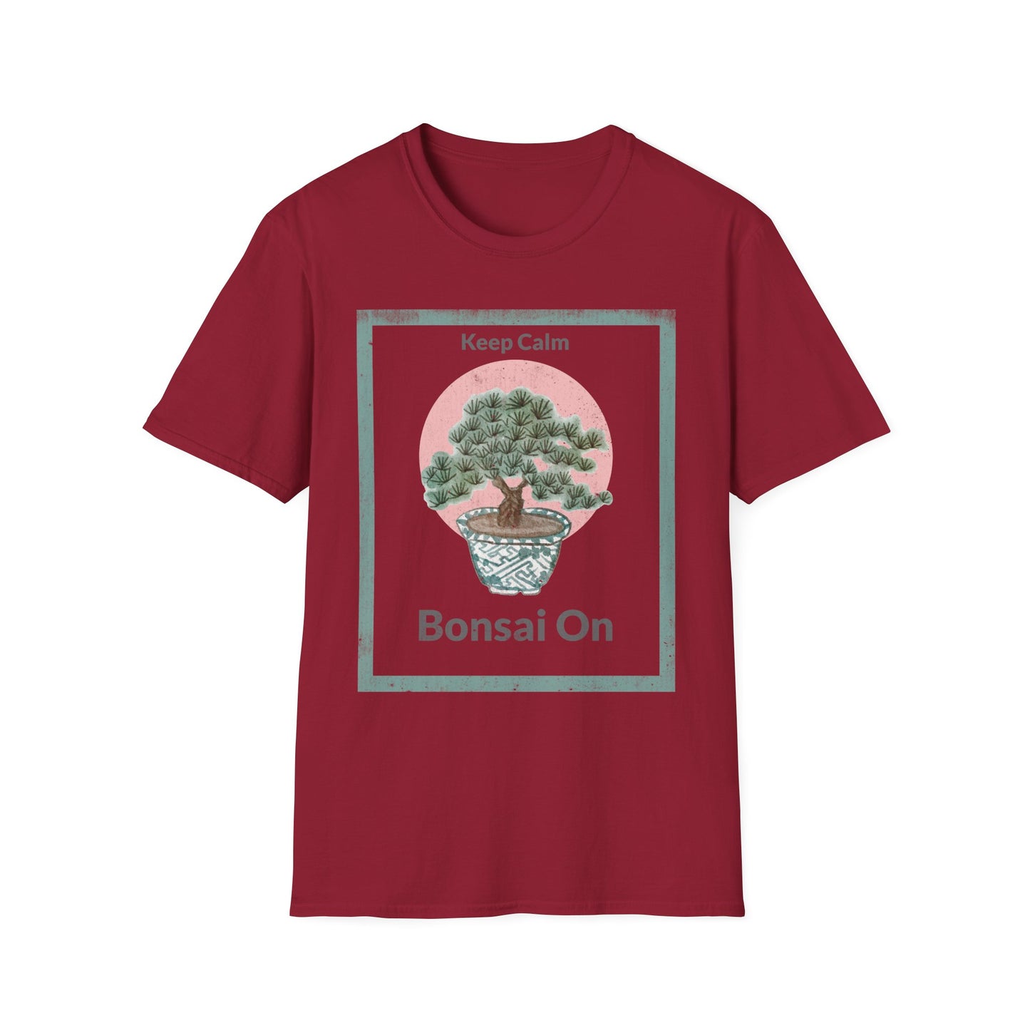 Keep Calm Bonsai On T-Shirt