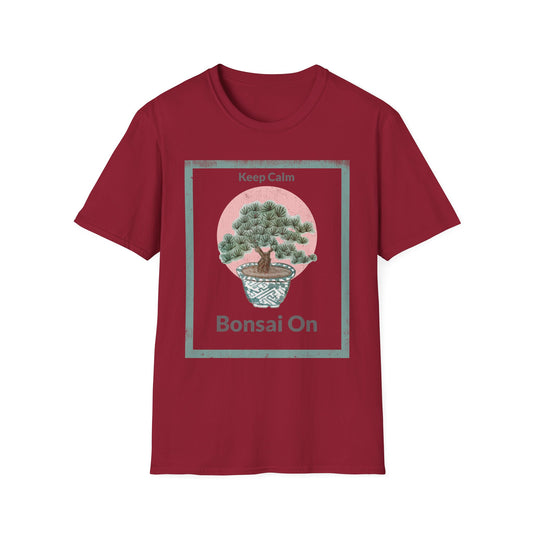 Keep Calm Bonsai On T-Shirt