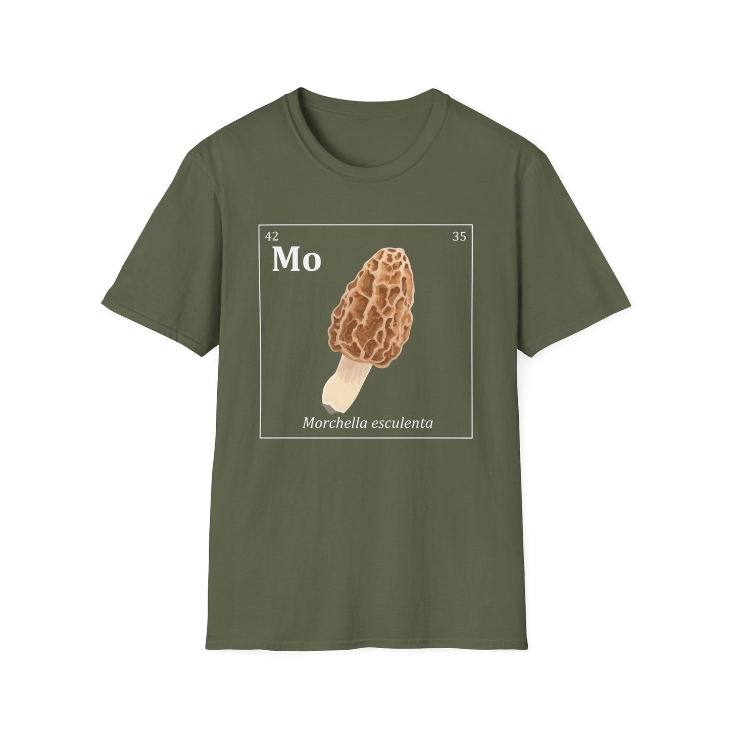 Periodic Table of Vegetables - Morel Mushroom T-Shirt