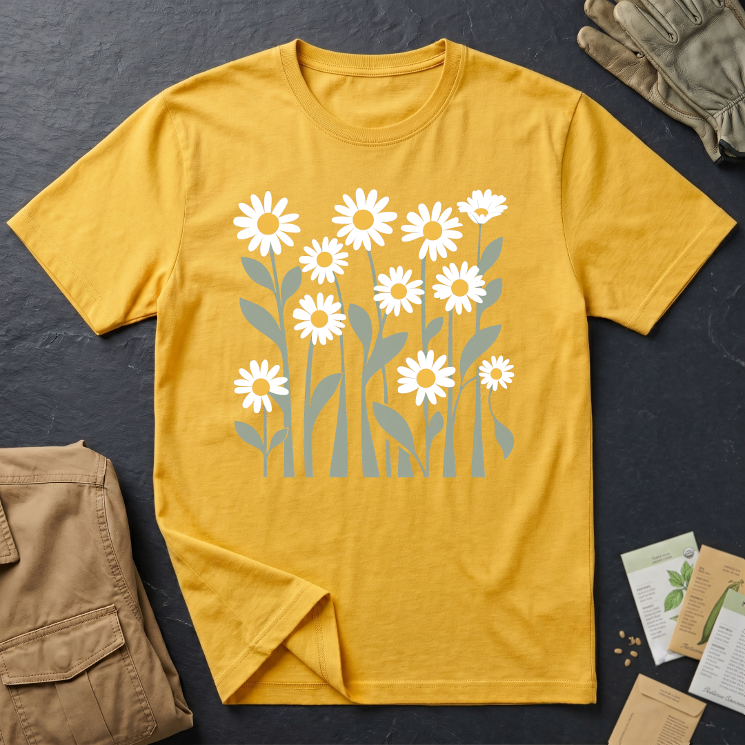 Abstract Daisies T-Shirt
