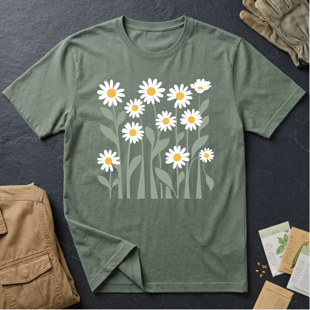 Abstract Daisies T-Shirt