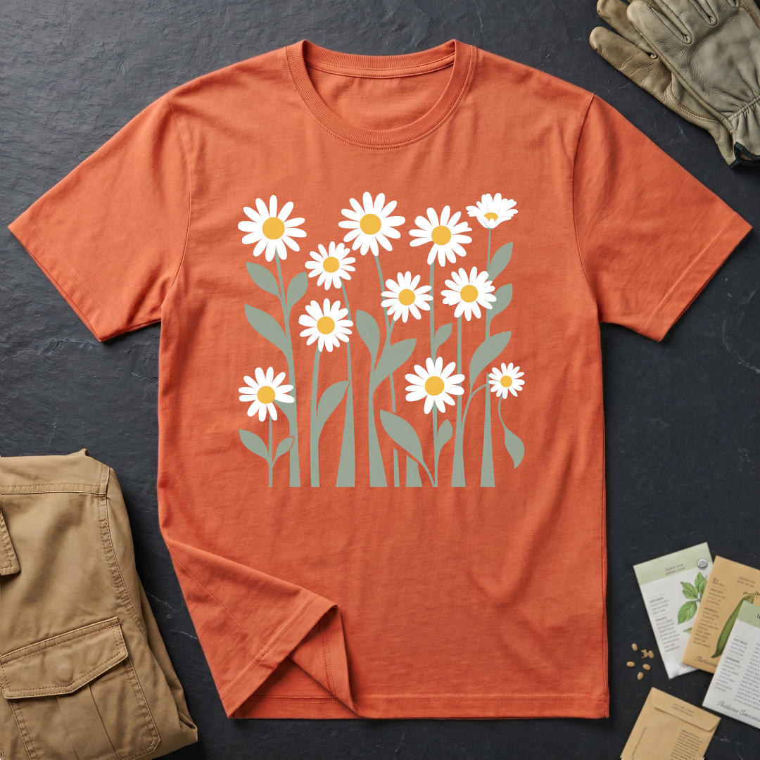 Abstract Daisies T-Shirt
