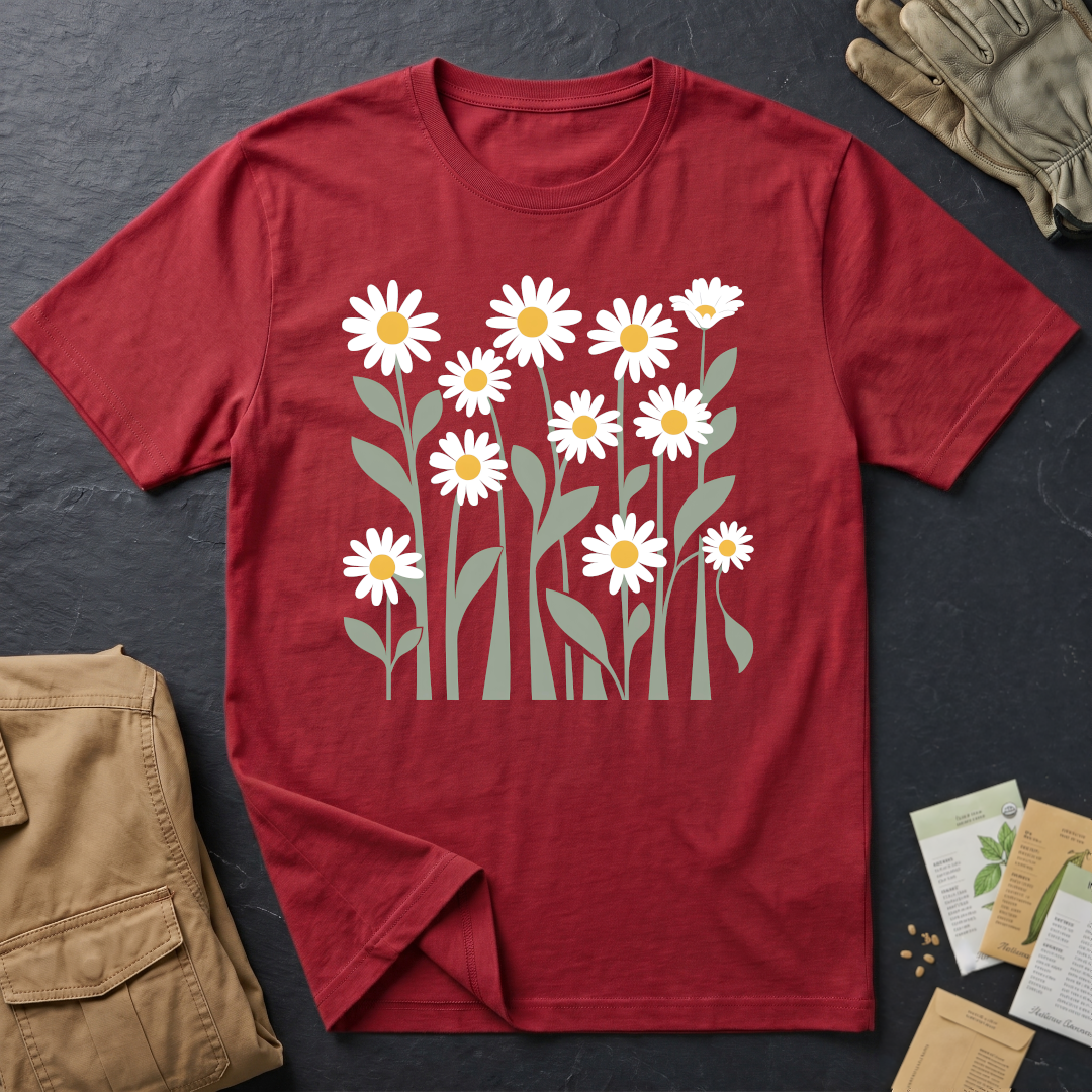 Abstract Daisies T-Shirt