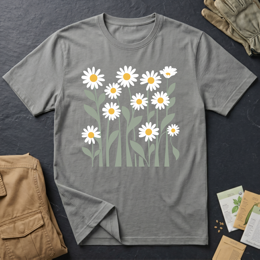 Abstract Daisies T-Shirt