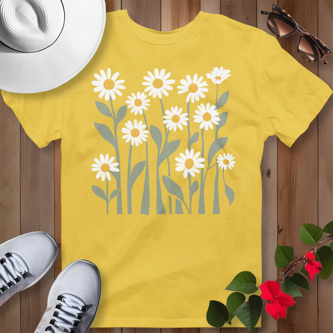 Abstract Daisies T-Shirt