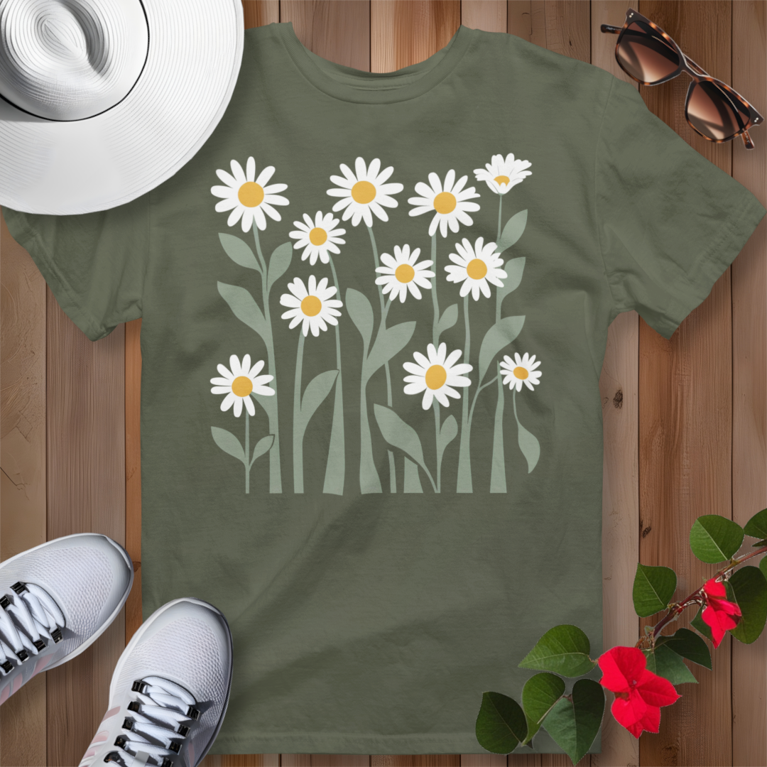Abstract Daisies T-Shirt
