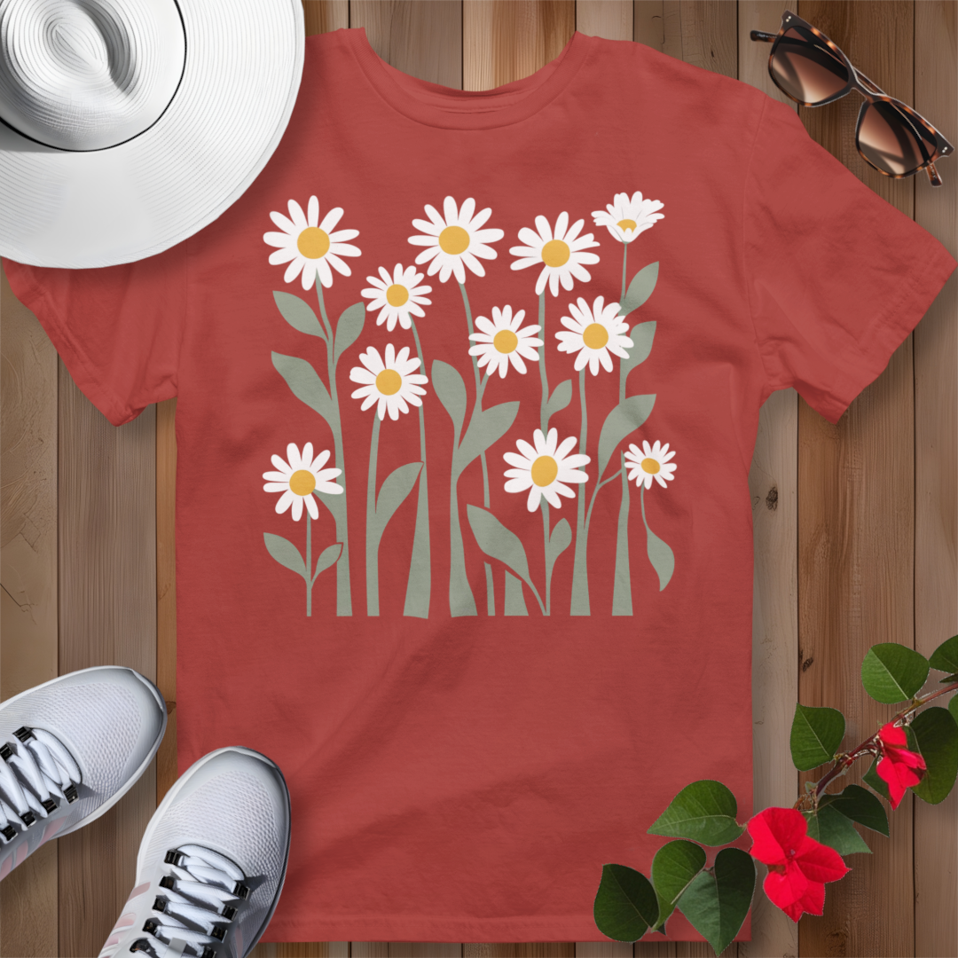 Abstract Daisies T-Shirt