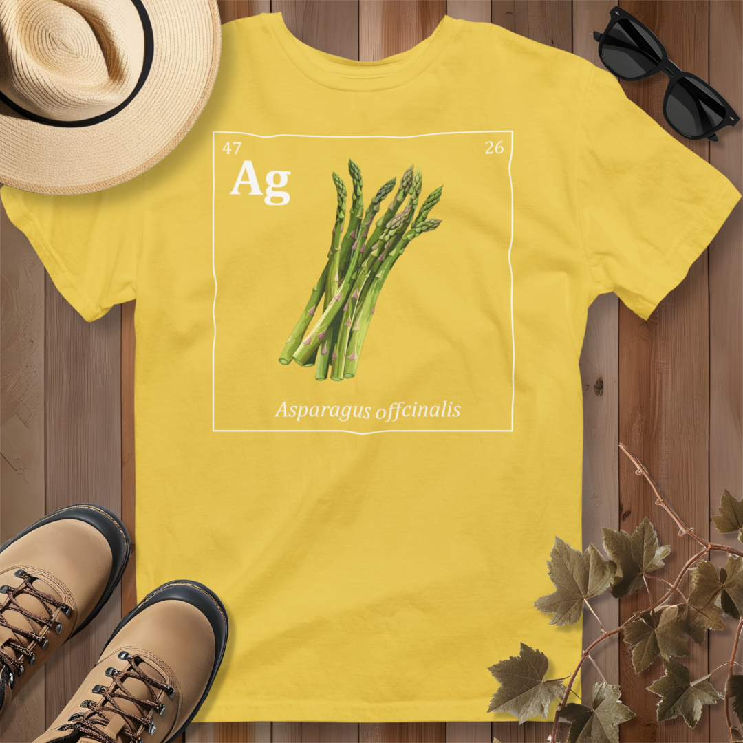 Periodic Table of Vegetables - Asparagus T-Shirt
