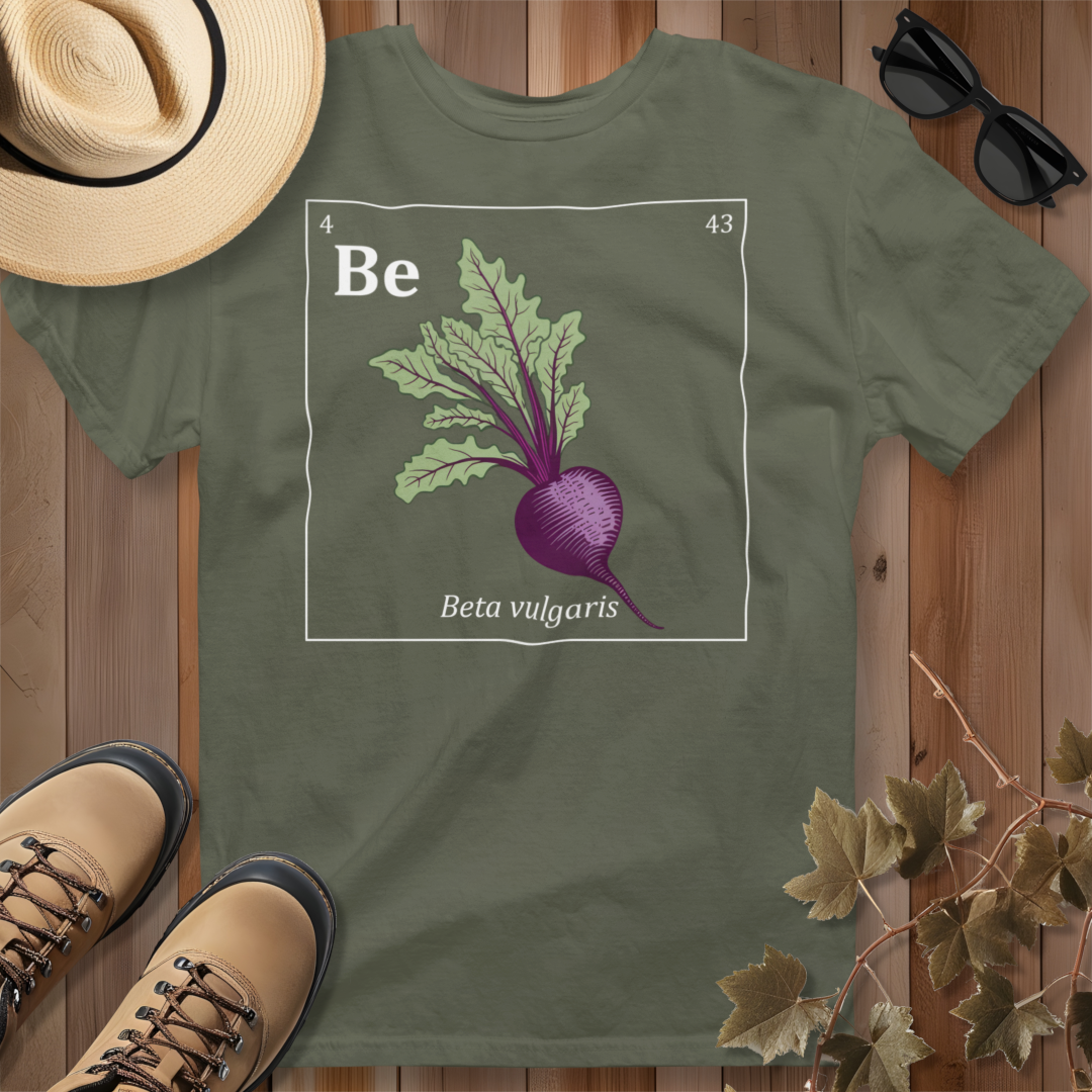 Periodic Table of Vegetables - Beet T-Shirt