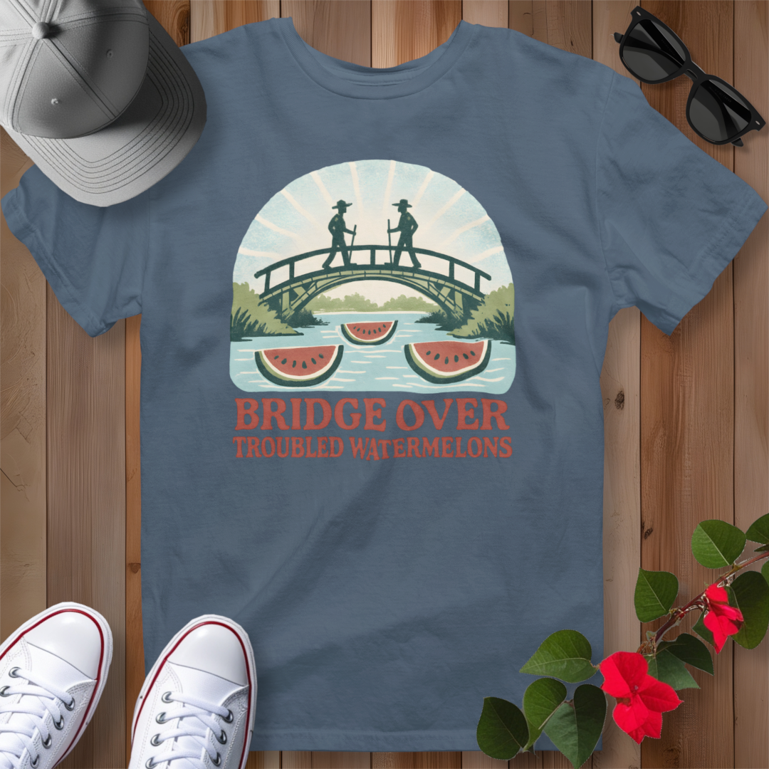 Bridge Over Troubled Watermelons T-Shirt