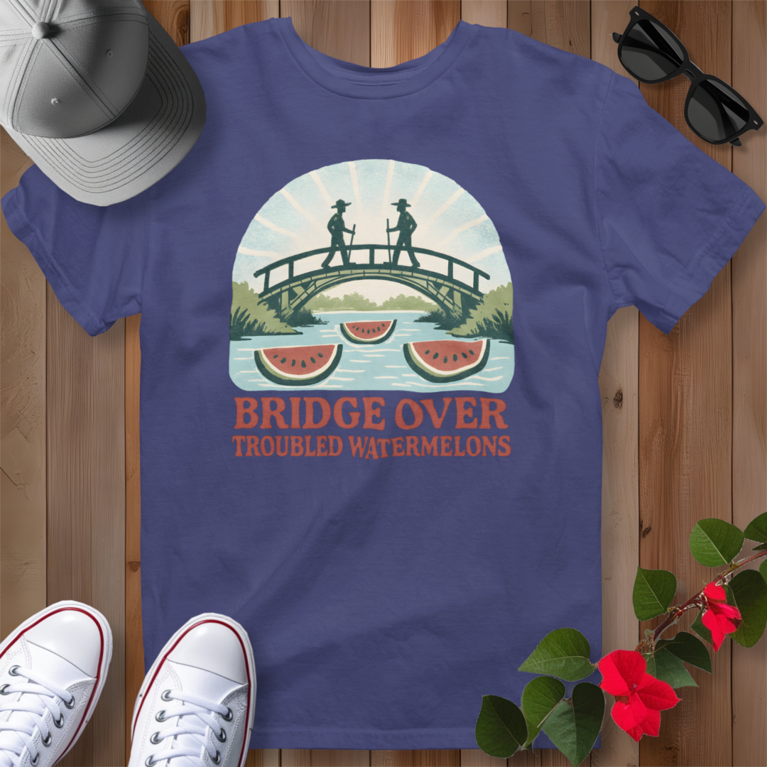 Bridge Over Troubled Watermelons T-Shirt