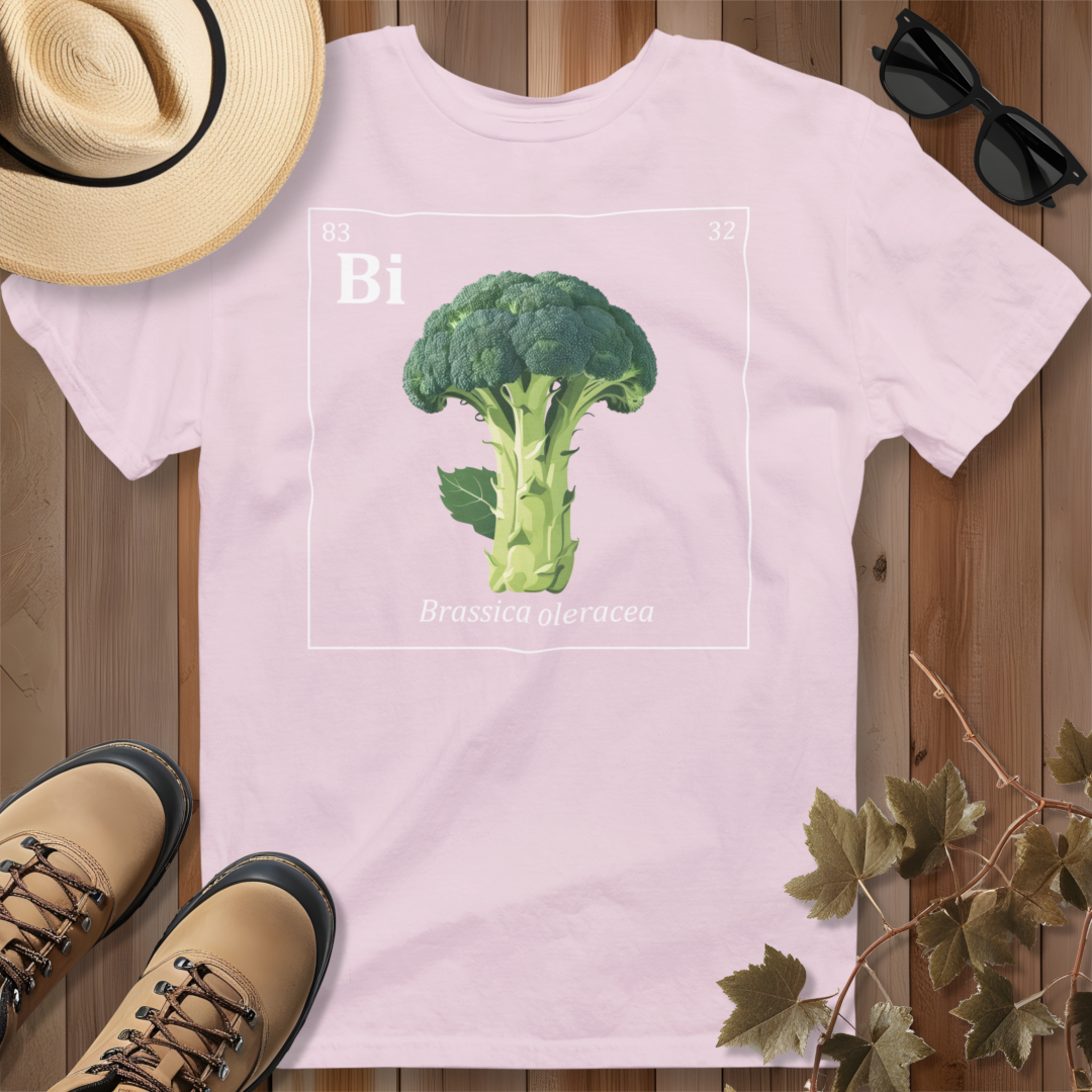 Periodic Table of Vegetables - Broccoli T-Shirt