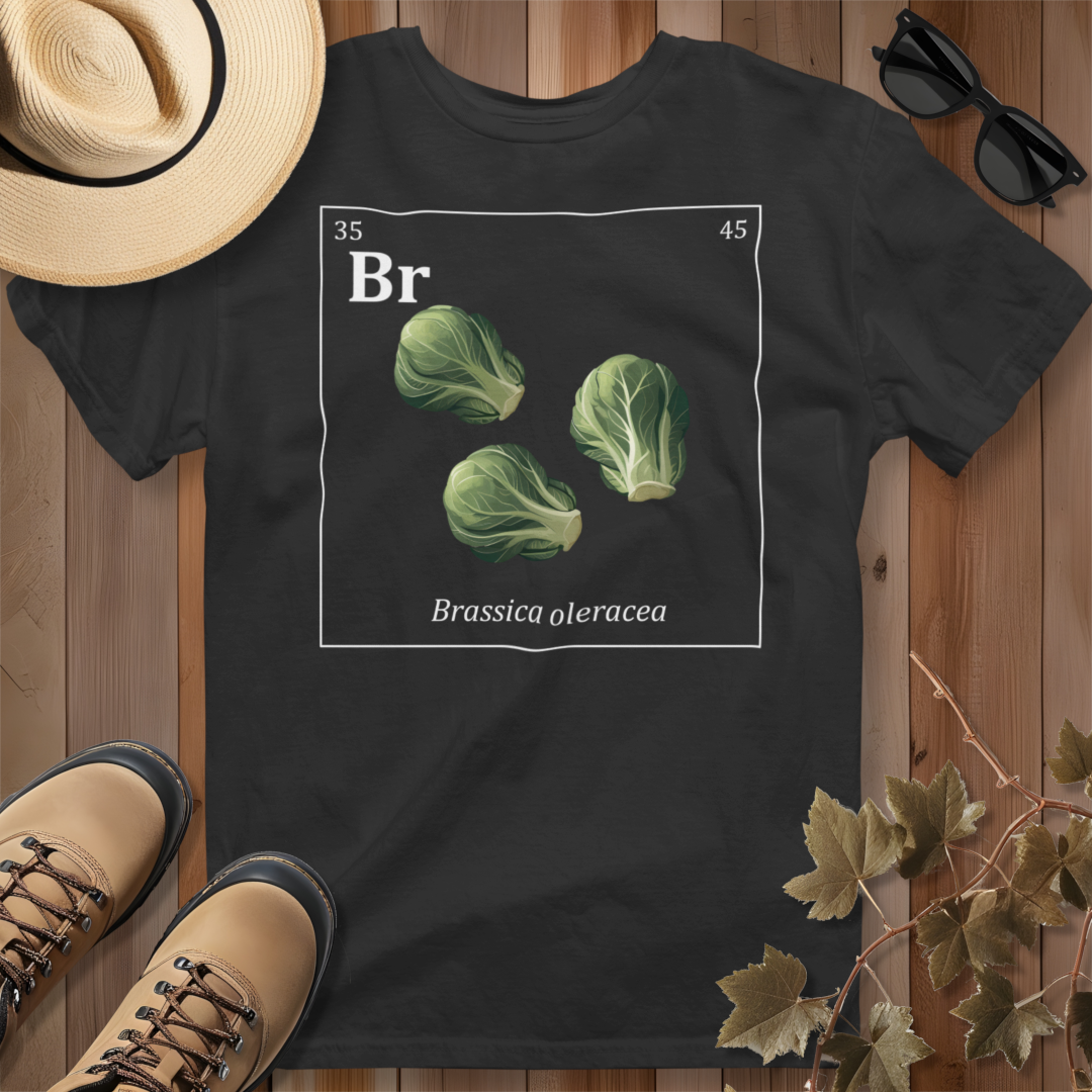 Periodic Table of Vegetables - Brussels Sprouts T-Shirt
