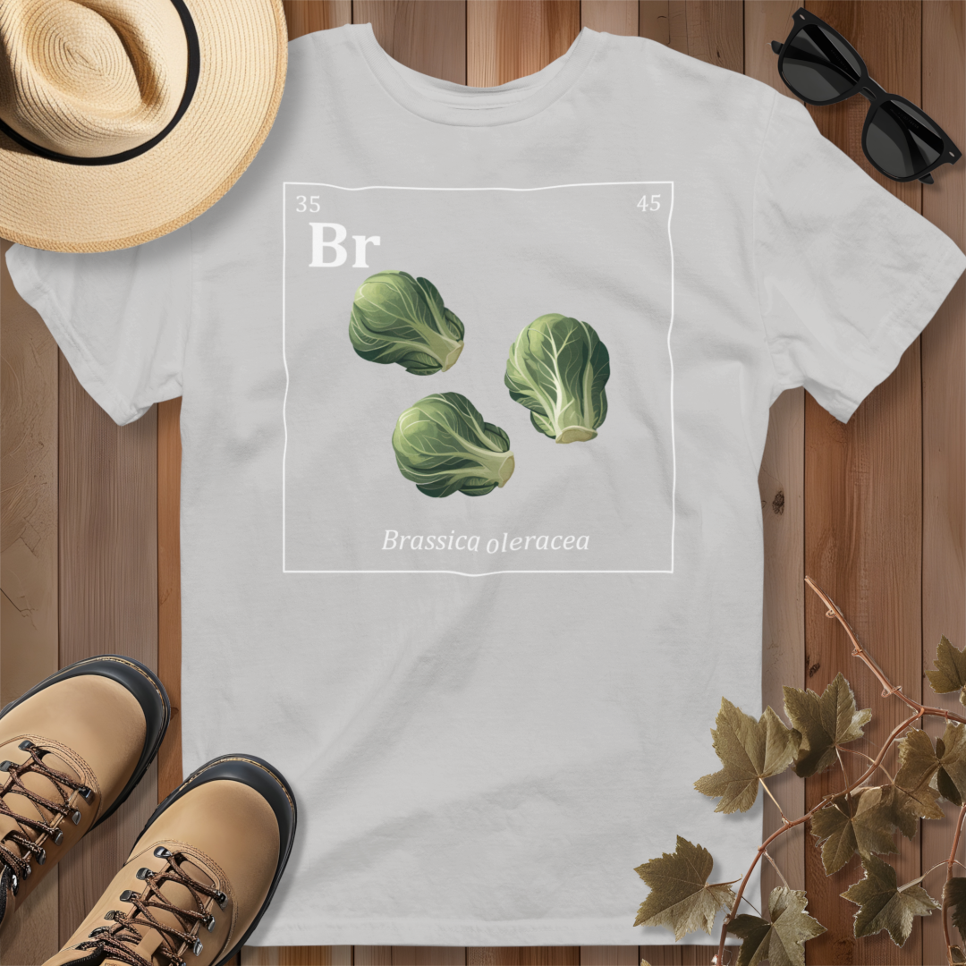 Periodic Table of Vegetables - Brussels Sprouts T-Shirt