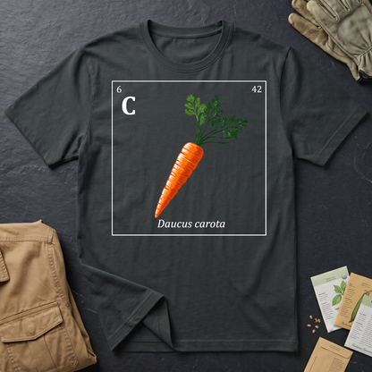 Periodic Table of Vegetables - Carrot T-Shirt