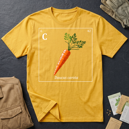 Periodic Table of Vegetables - Carrot T-Shirt