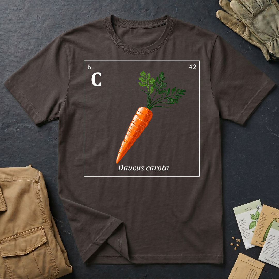 Periodic Table of Vegetables - Carrot T-Shirt