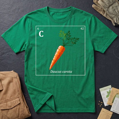 Periodic Table of Vegetables - Carrot T-Shirt