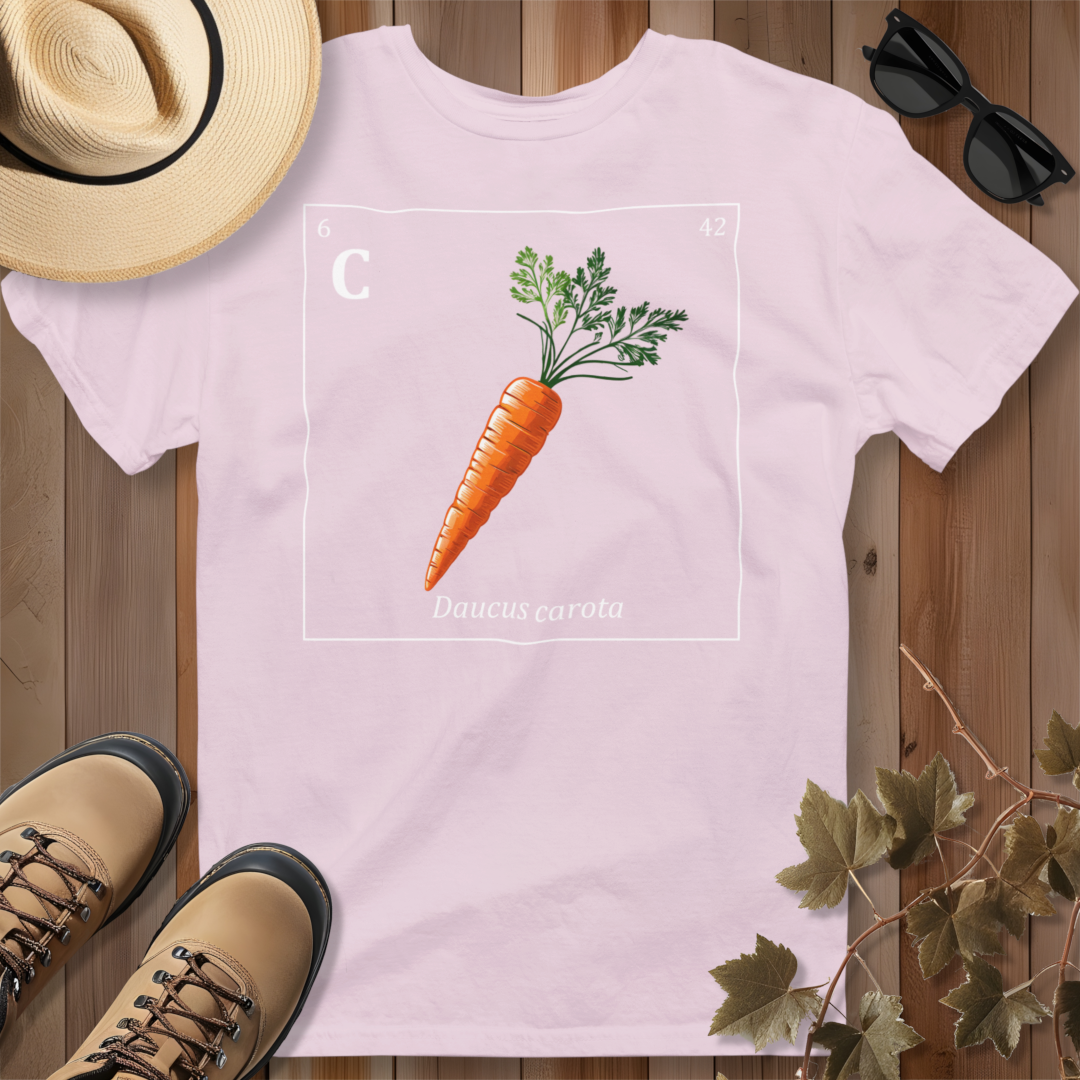 Periodic Table of Vegetables - Carrot T-Shirt