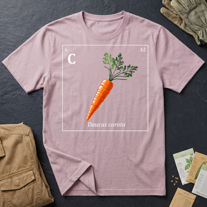 Periodic Table of Vegetables - Carrot T-Shirt