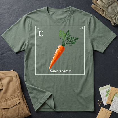 Periodic Table of Vegetables - Carrot T-Shirt