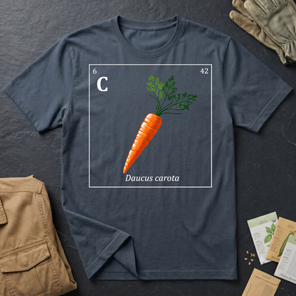 Periodic Table of Vegetables - Carrot T-Shirt