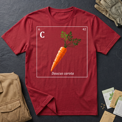 Periodic Table of Vegetables - Carrot T-Shirt