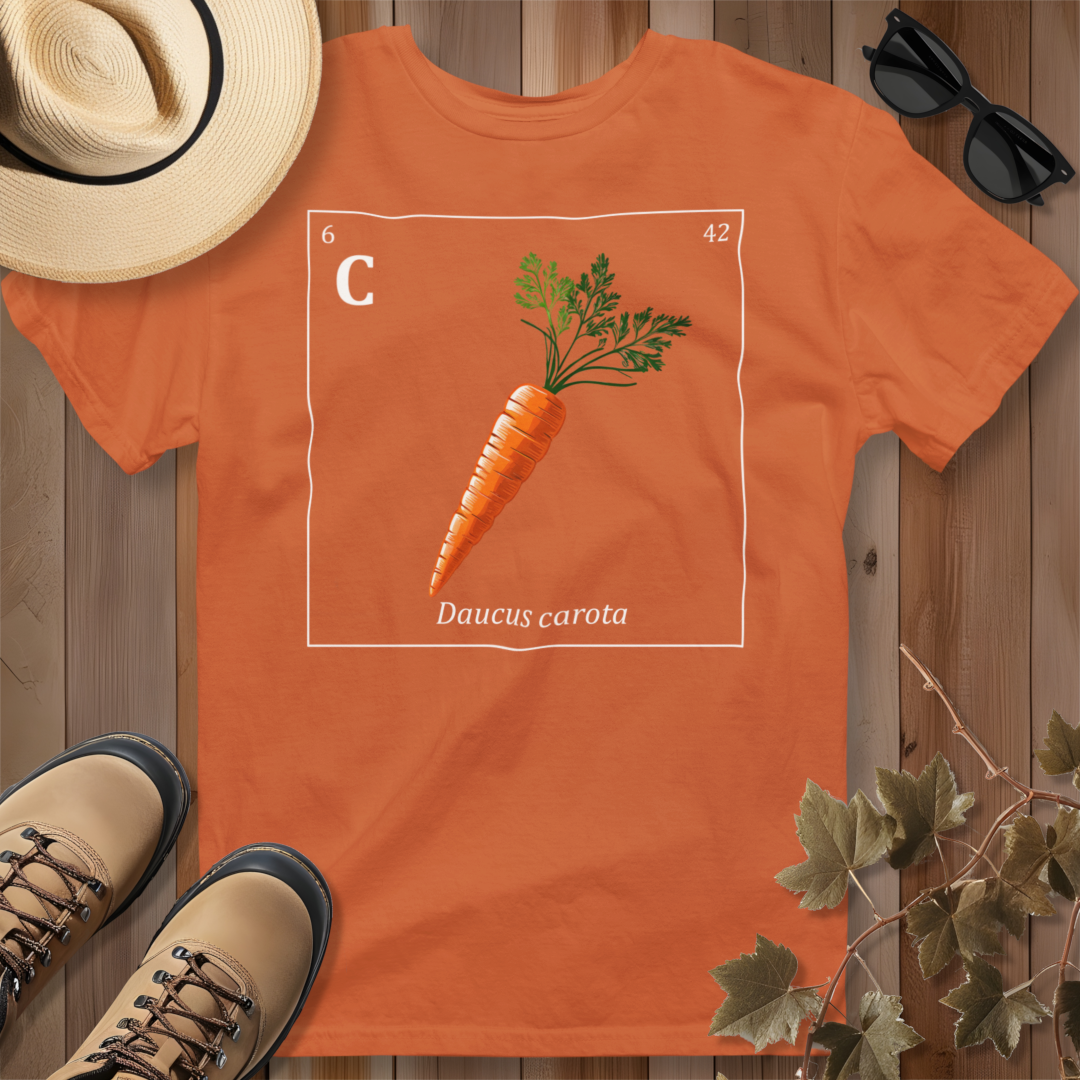 Periodic Table of Vegetables - Carrot T-Shirt