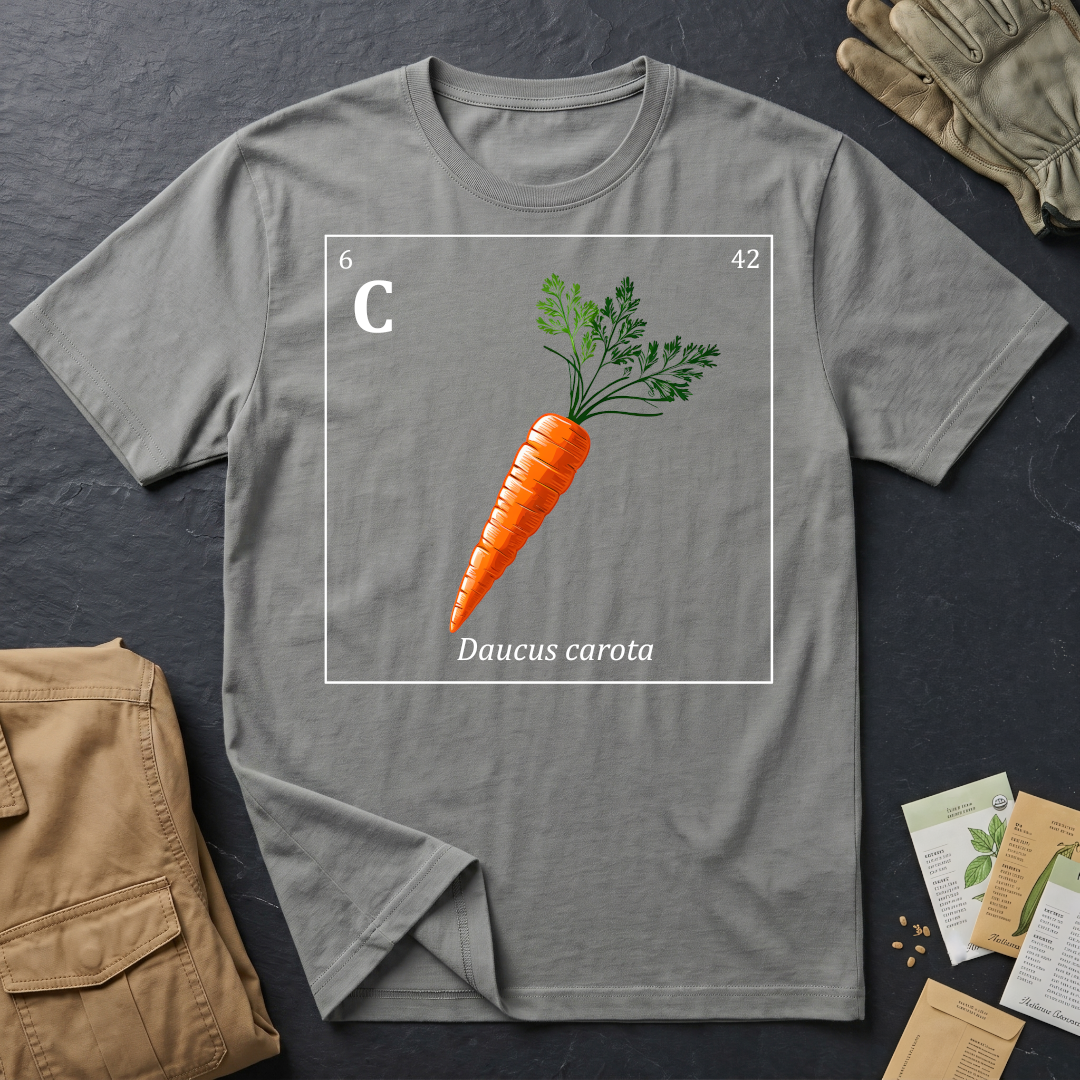 Periodic Table of Vegetables - Carrot T-Shirt