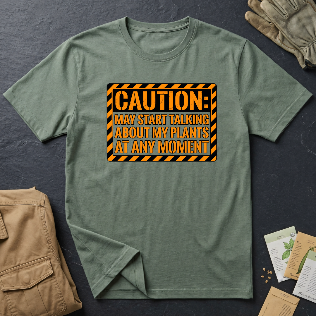 Caution: May Talk About My Plants T-Shirt