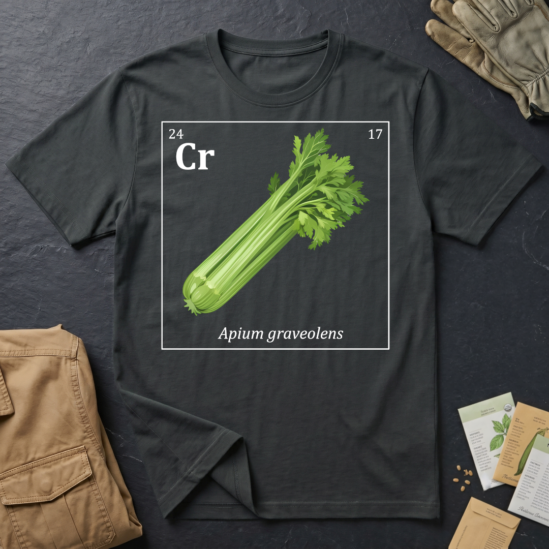 Periodic Table of Vegetables - Celery T-Shirt