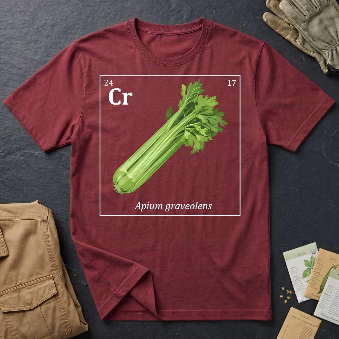 Periodic Table of Vegetables - Celery T-Shirt