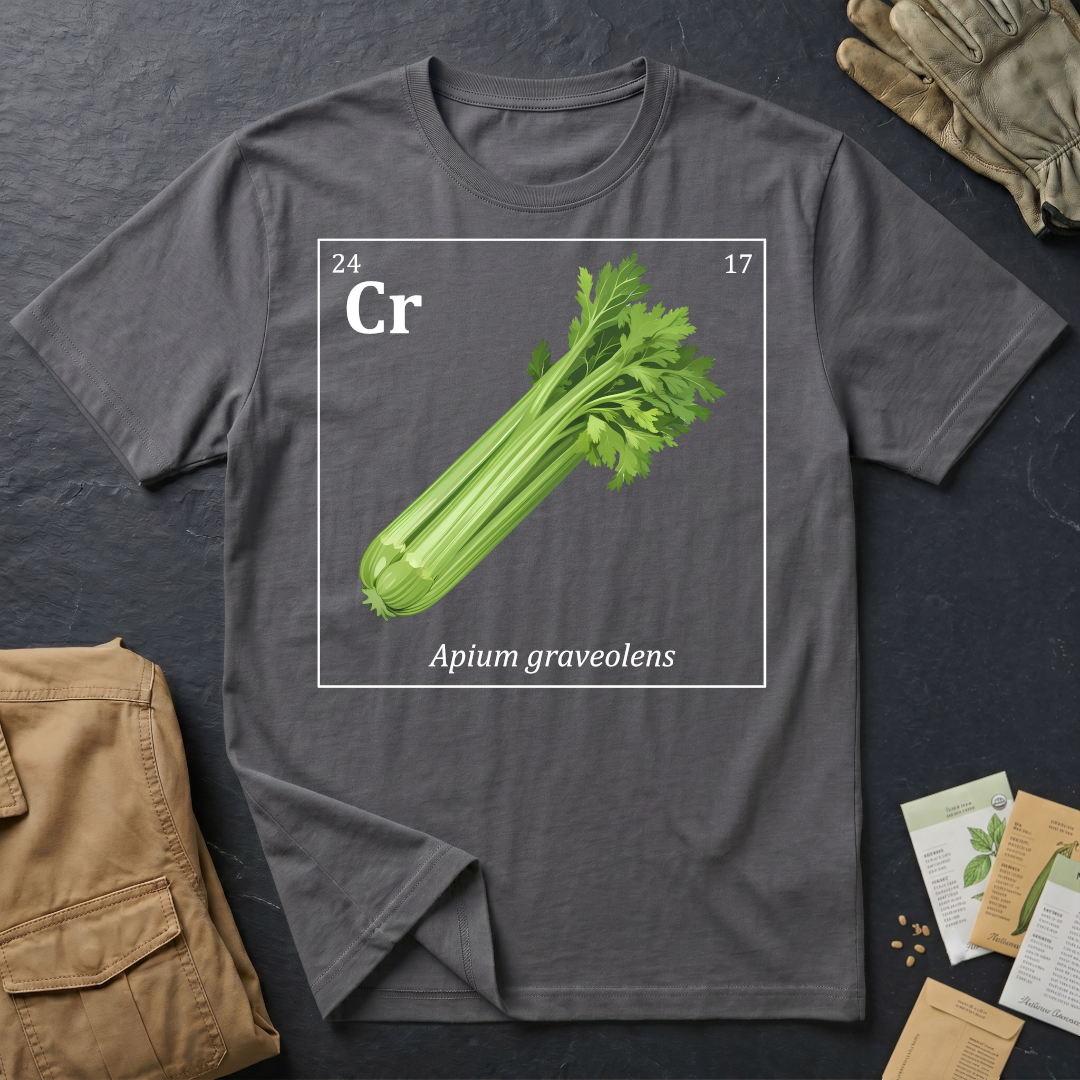 Periodic Table of Vegetables - Celery T-Shirt