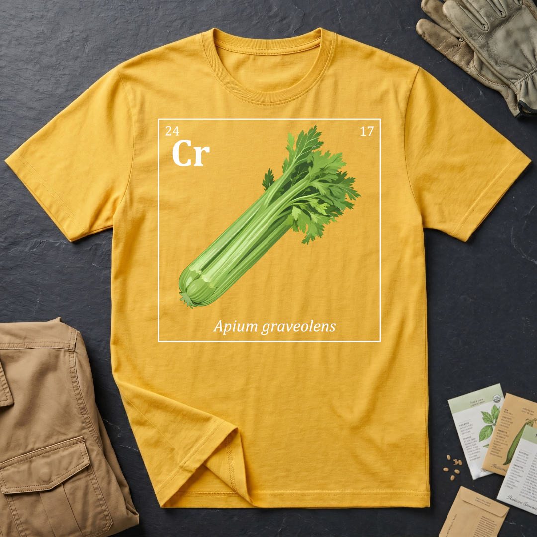 Periodic Table of Vegetables - Celery T-Shirt