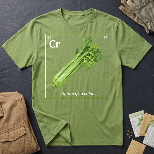 Periodic Table of Vegetables - Celery T-Shirt