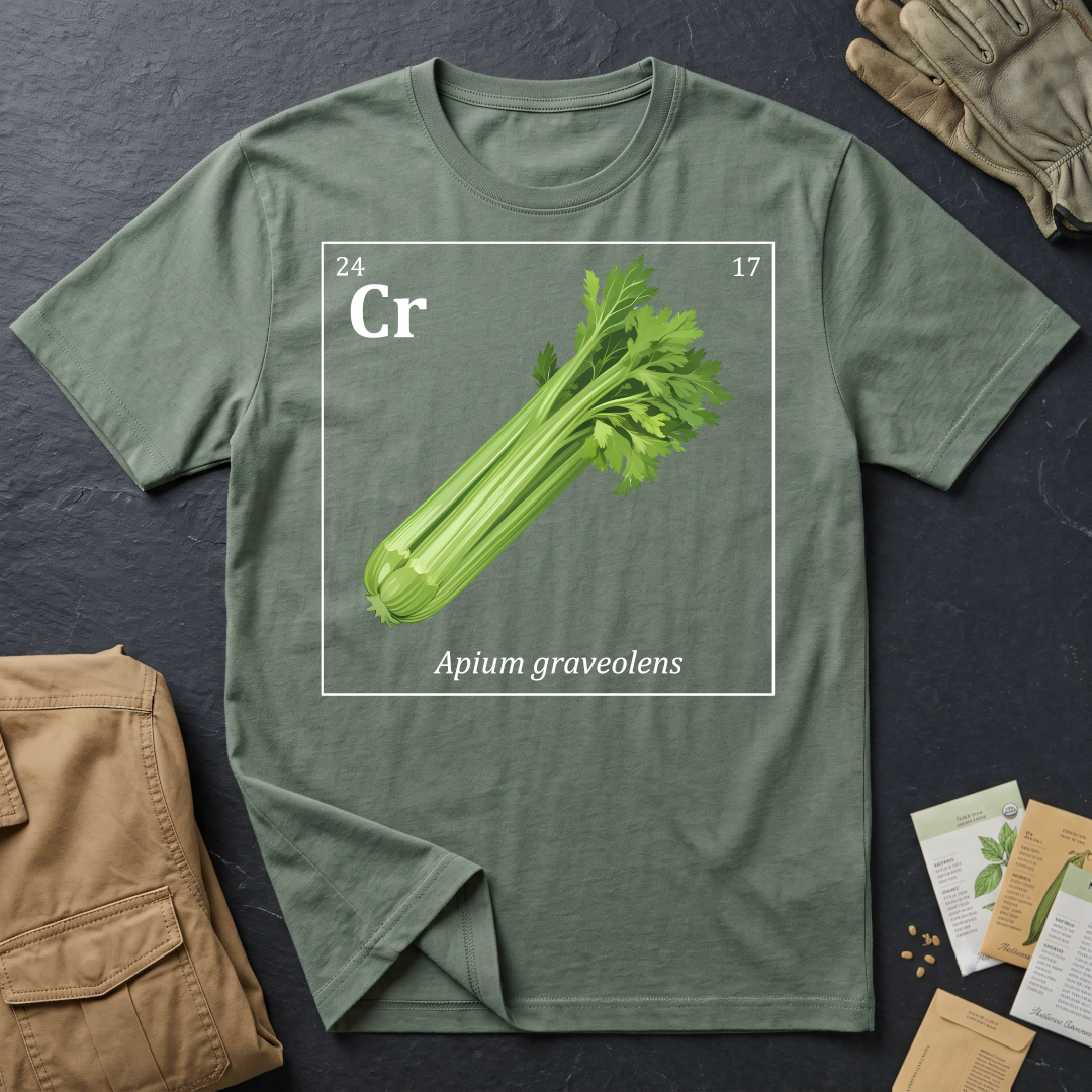Periodic Table of Vegetables - Celery T-Shirt