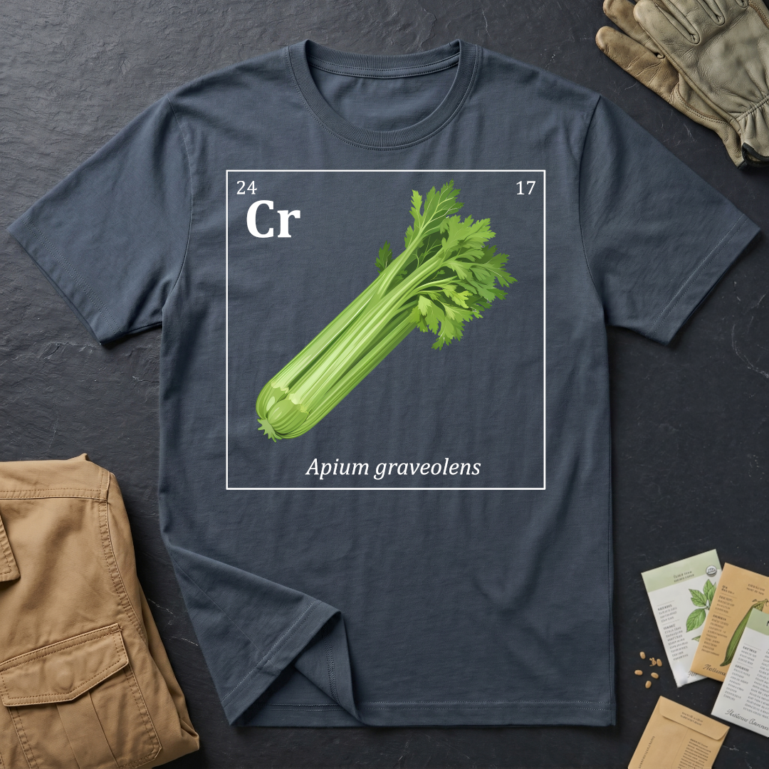 Periodic Table of Vegetables - Celery T-Shirt