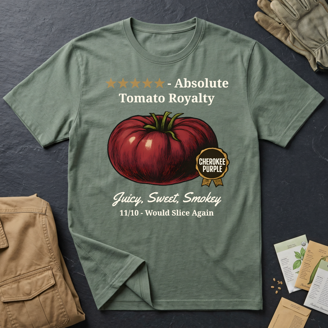 Cherokee Purple Tomato Review T-Shirt