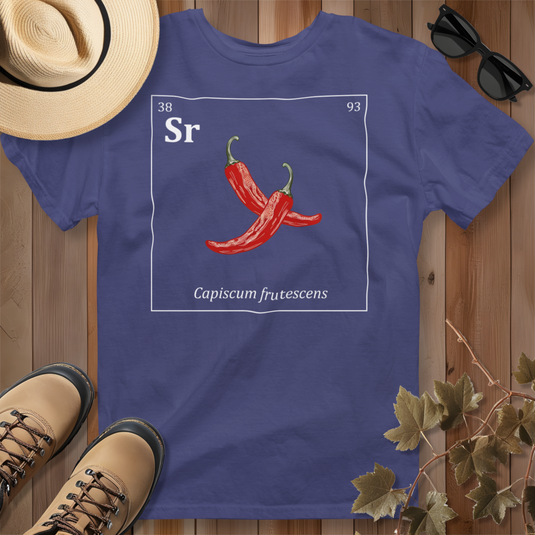 Periodic Table of Vegetables - Chili Peppers T-Shirt