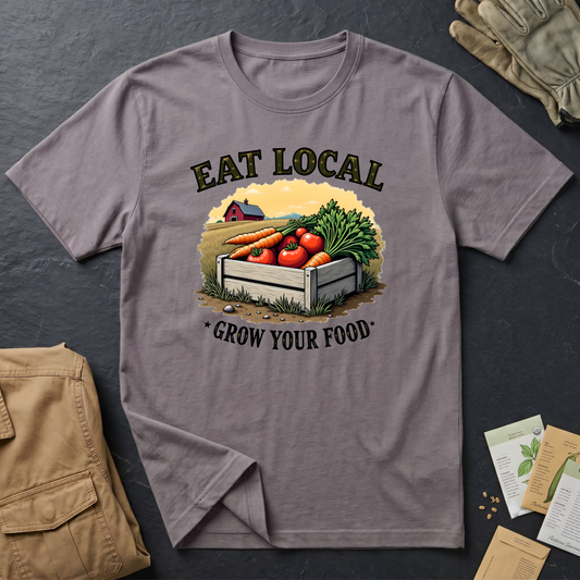 Eat Local Grow Your Food 3 T-Shirt