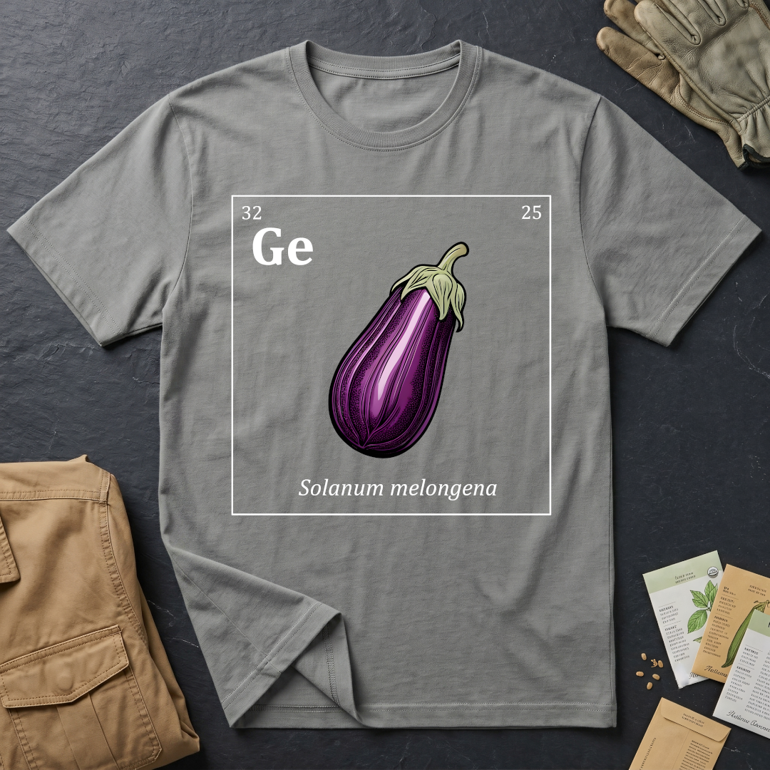Periodic Table of Vegetables - Eggplant T-Shirt
