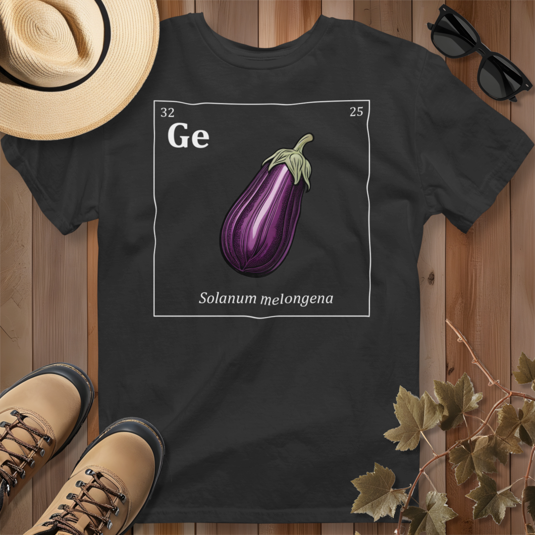 Periodic Table of Vegetables - Eggplant T-Shirt