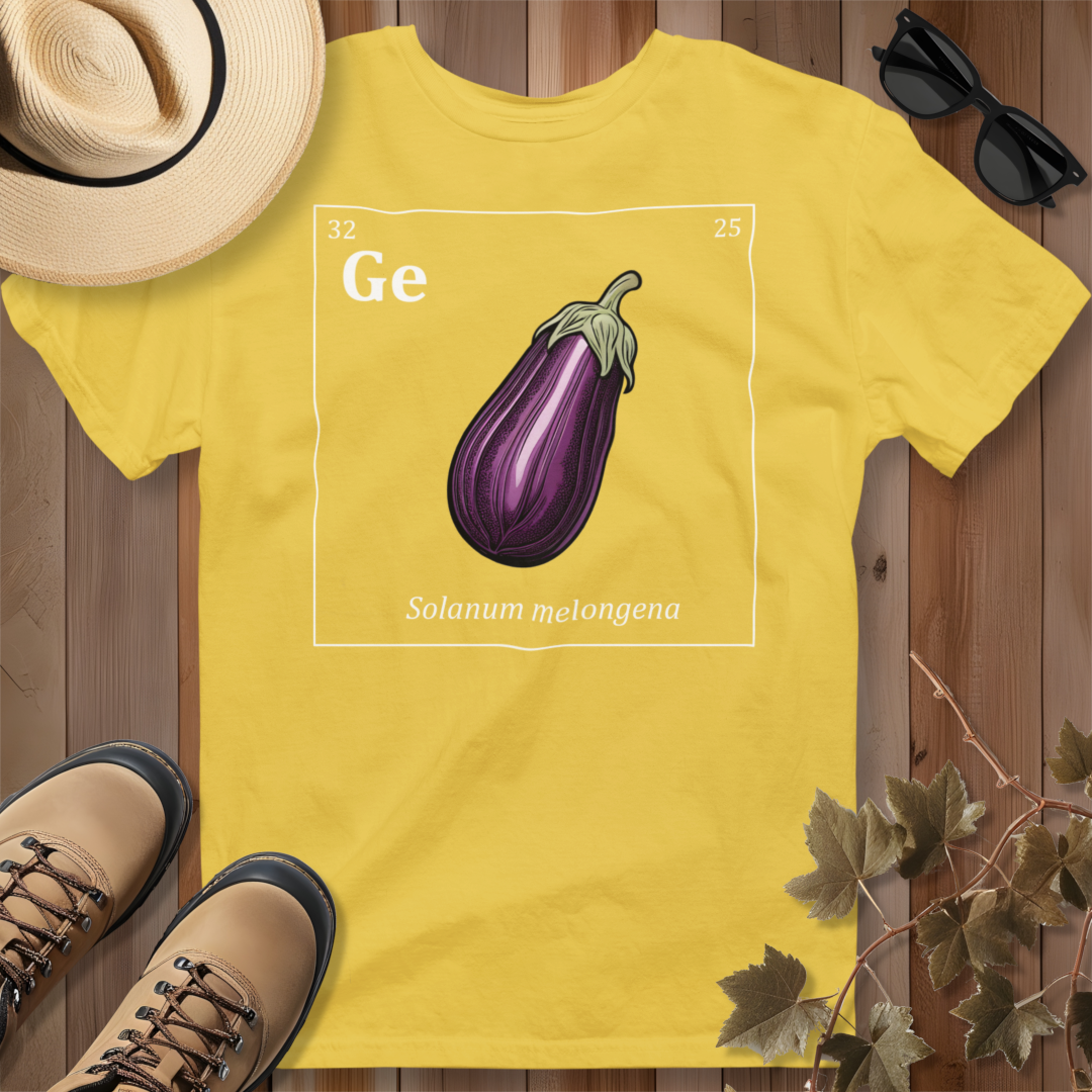 Periodic Table of Vegetables - Eggplant T-Shirt
