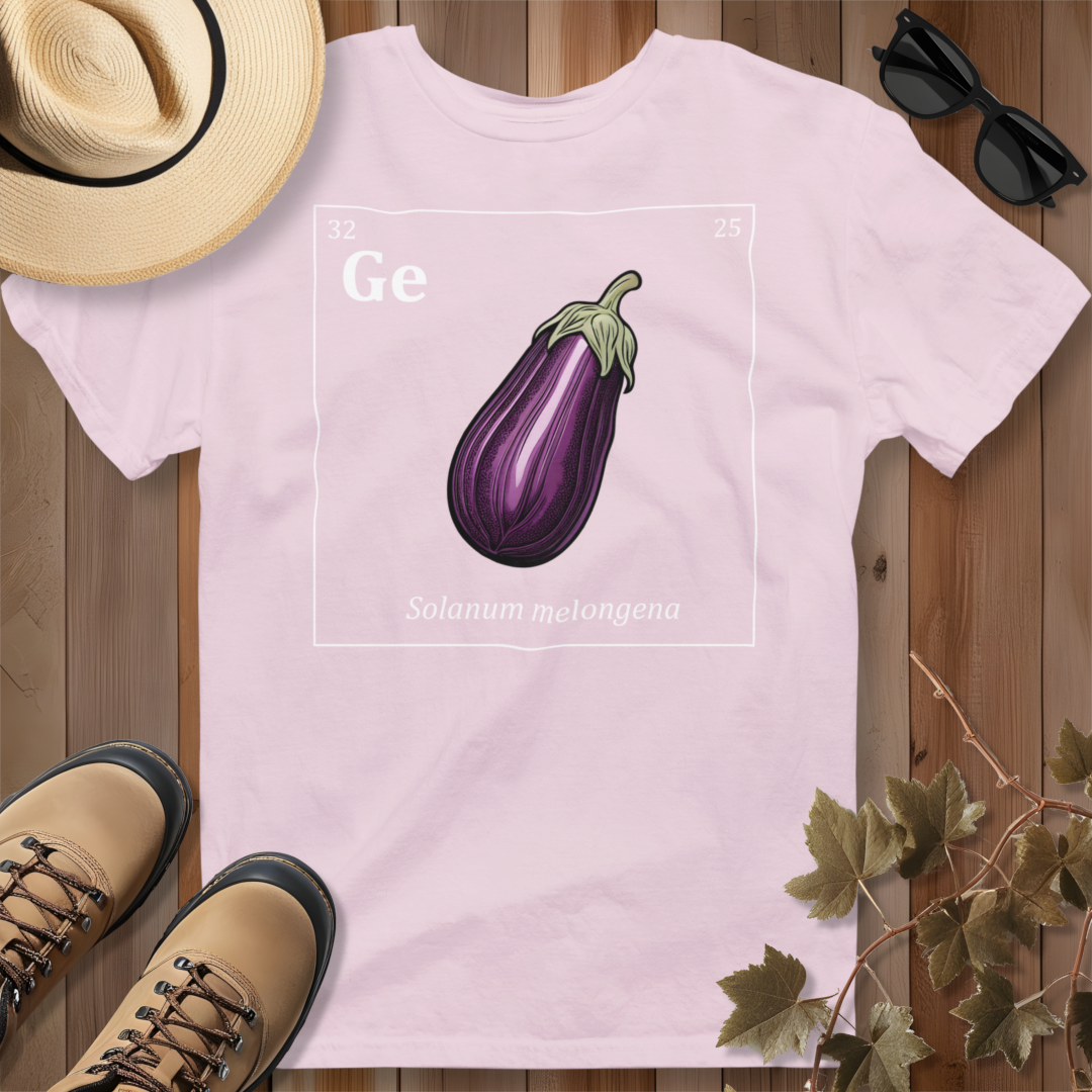 Periodic Table of Vegetables - Eggplant T-Shirt