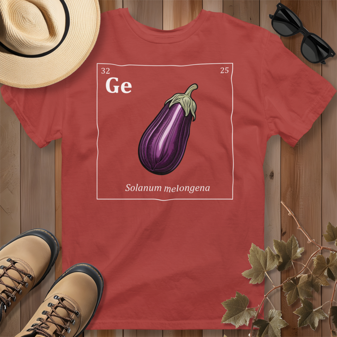 Periodic Table of Vegetables - Eggplant T-Shirt