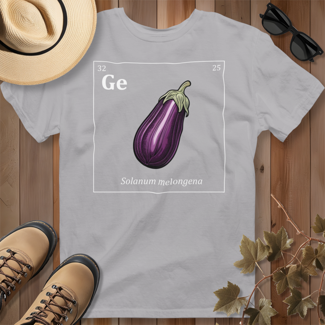 Periodic Table of Vegetables - Eggplant T-Shirt