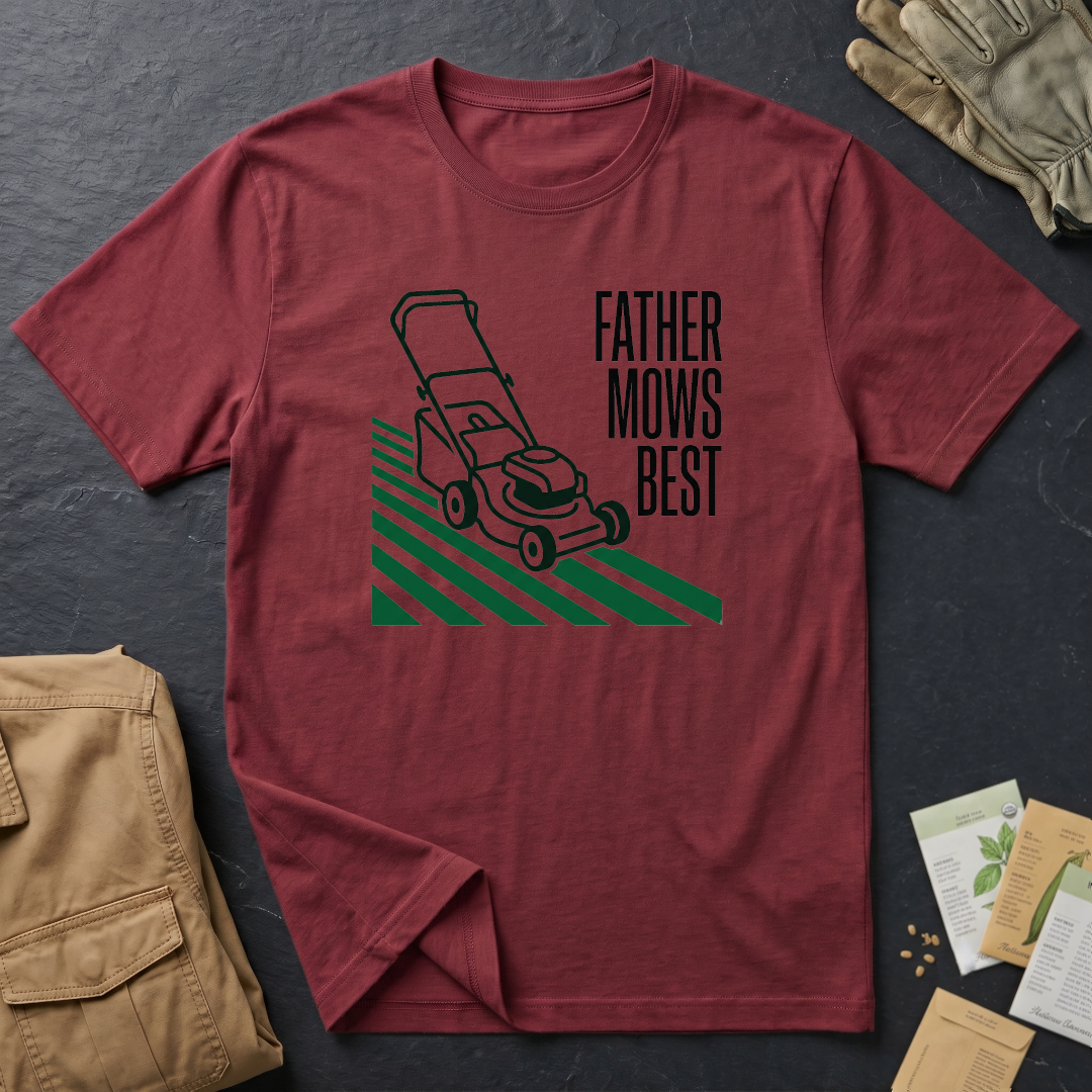 Father Mows Best T-Shirt