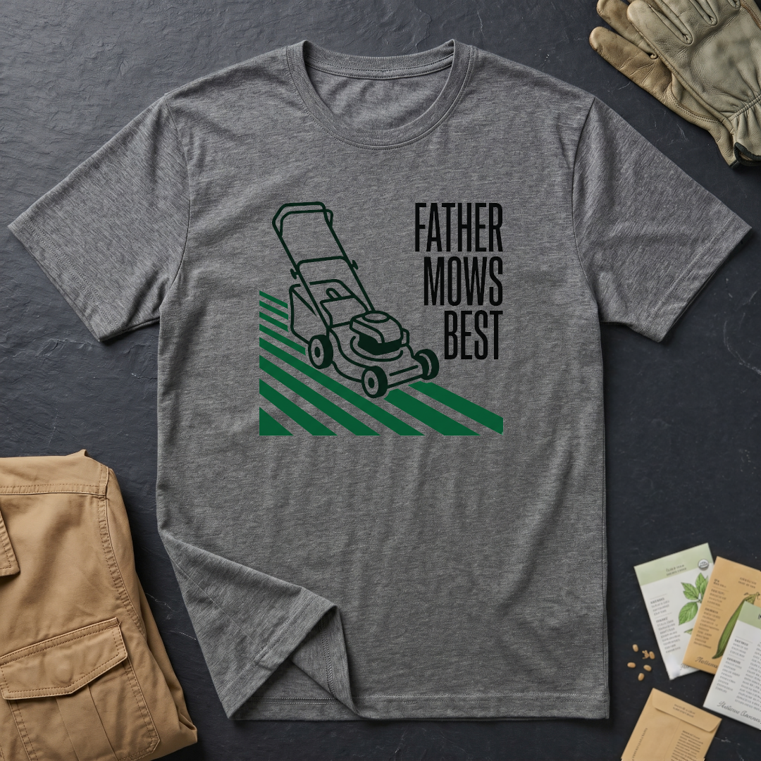 Father Mows Best T-Shirt