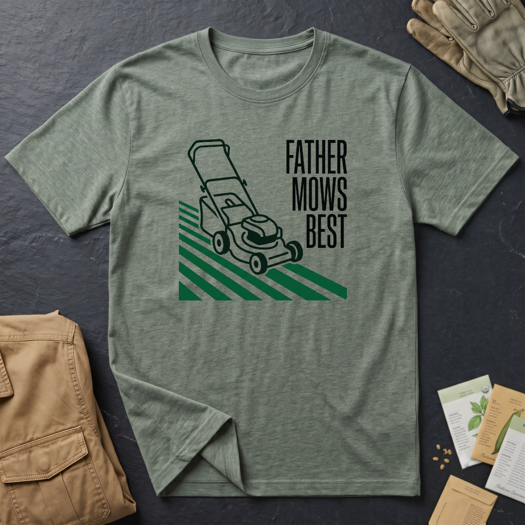 Father Mows Best T-Shirt