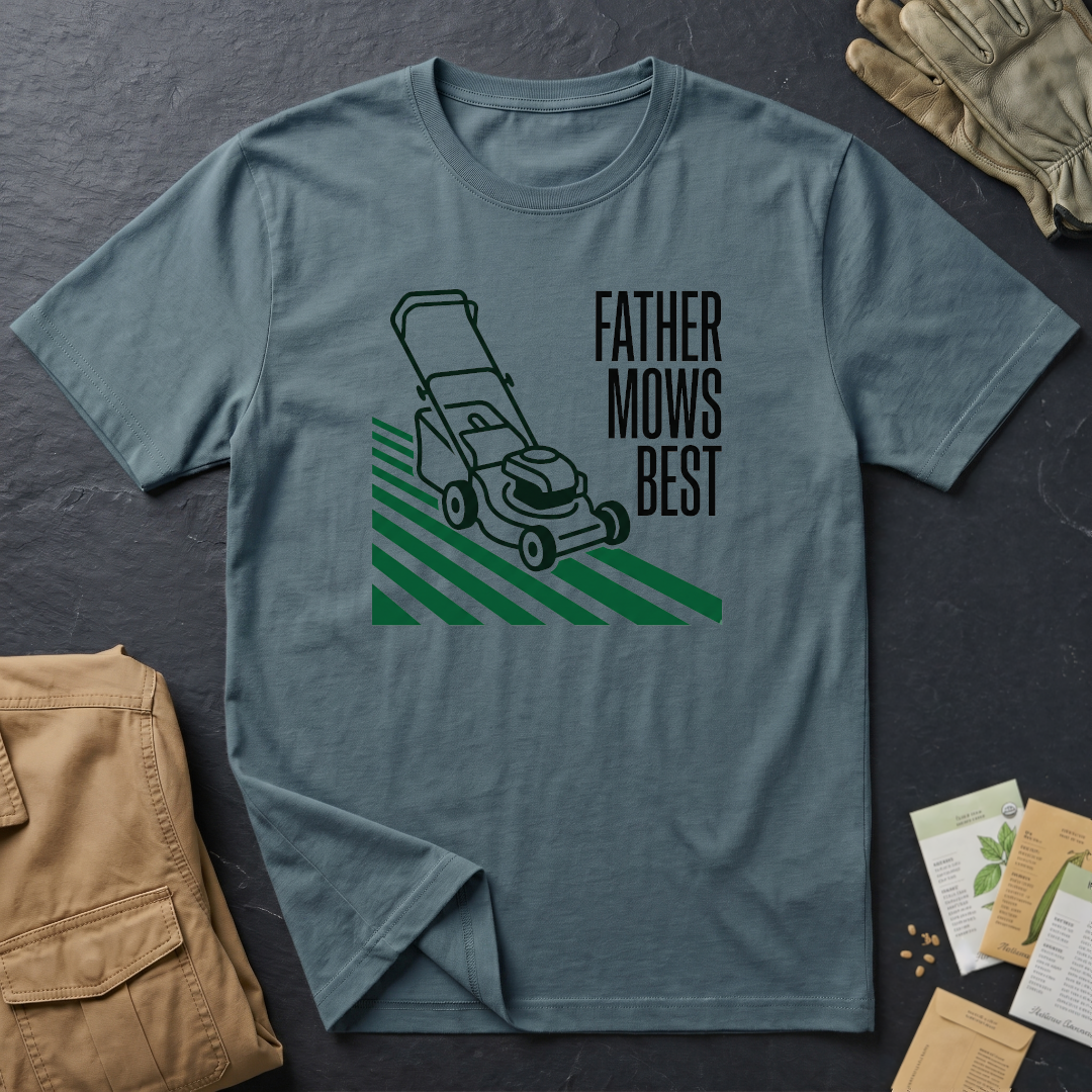 Father Mows Best T-Shirt